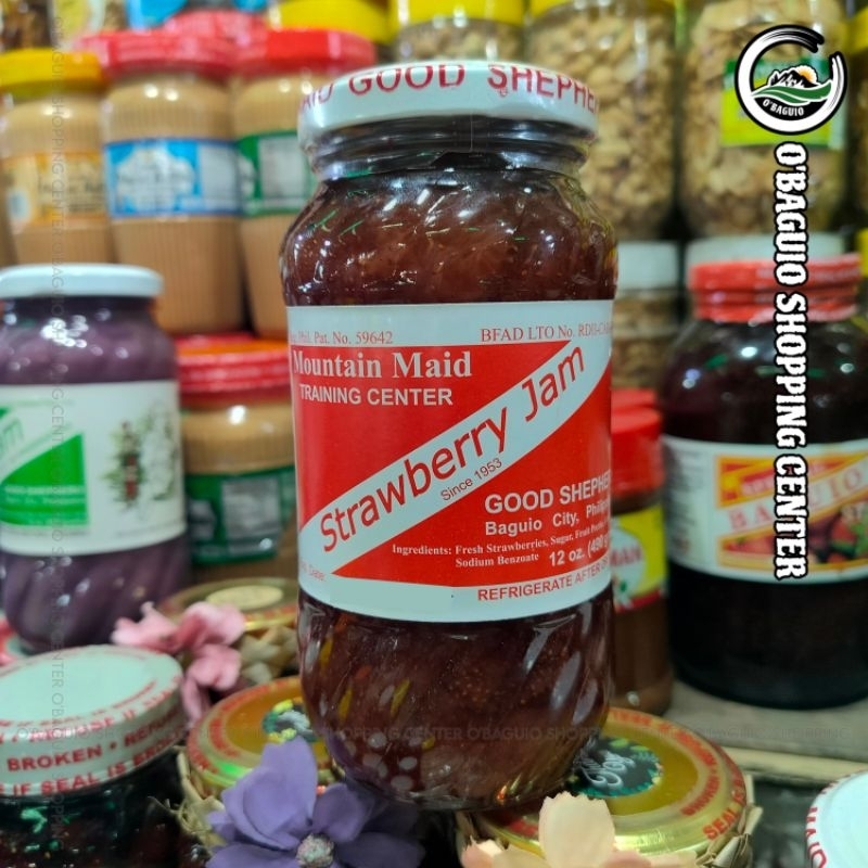 Good Shepherd Strawberry Jam | 480g | Baguio Pasalubong (COD) | Shopee