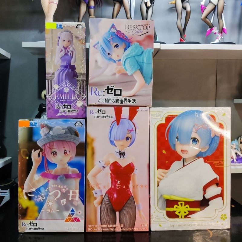 Sega, Furyu Re Zero Rem and Ram Figure Shopee Philippines
