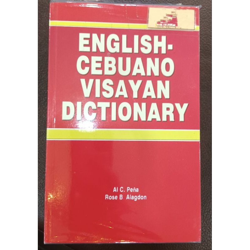 ENGLISH - CEBUANO VISAYAN DICTIONARY ( REPRINT ) | Shopee Philippines