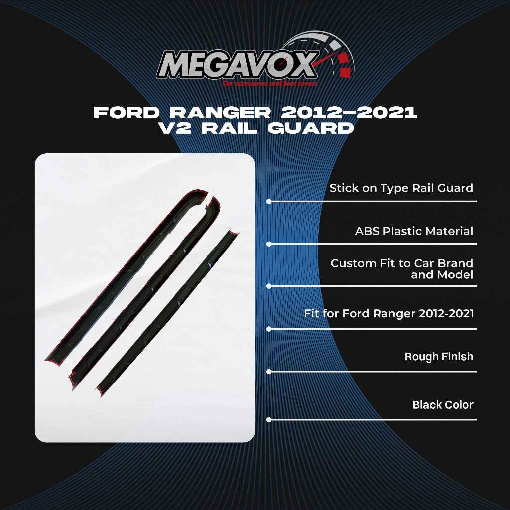 Ford Ranger 2012-2021 V2 Rail Guard | Shopee Philippines