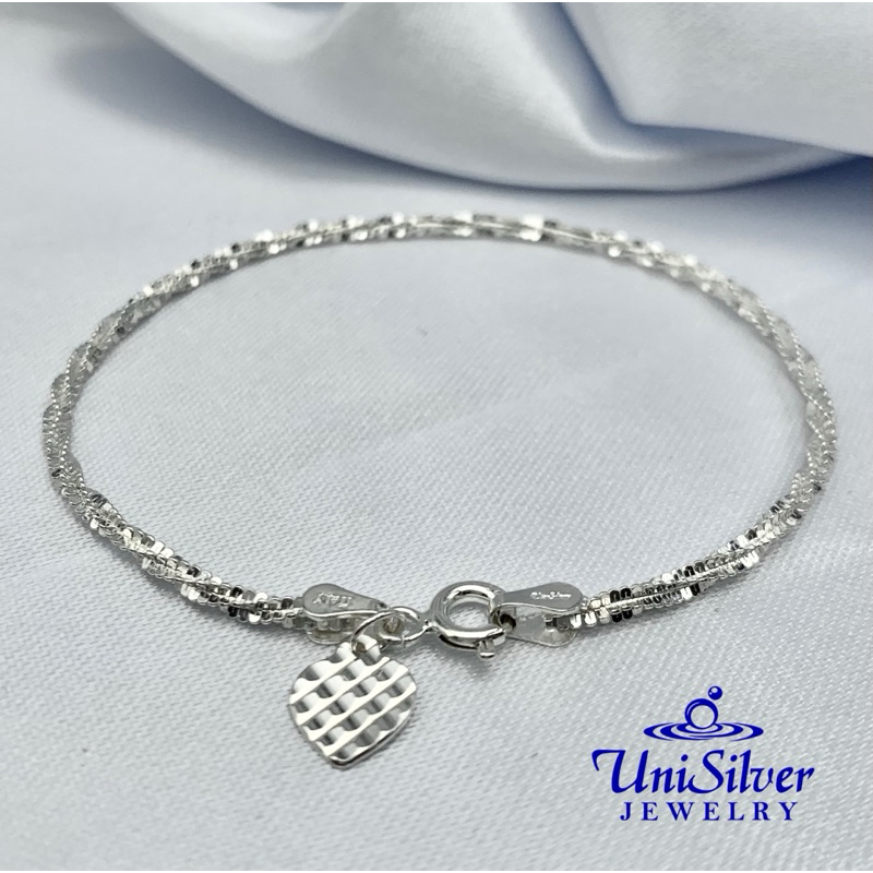Unisilver bracelet for girl price sales