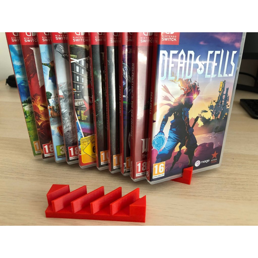 Nintendo Switch Game Case Display Stand Minimalist 3D Printed Shopee