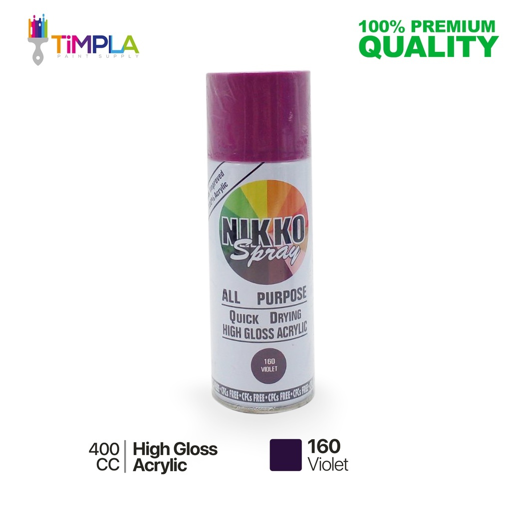 NIKKO HIGH-GLOSS SPRAY PAINTS (SOLID COLORS) | Shopee Philippines