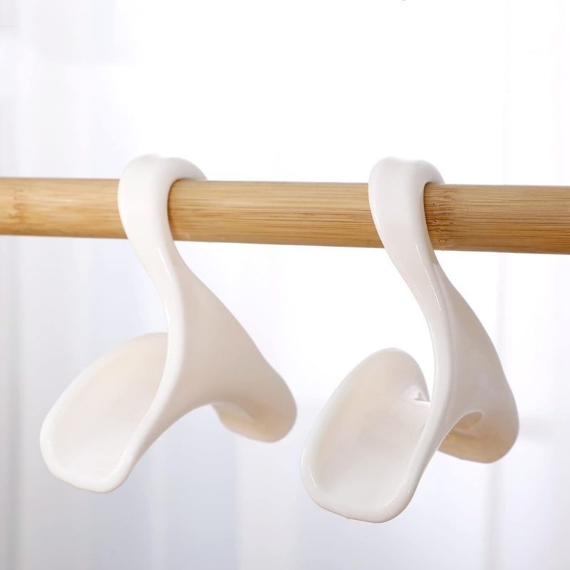 White Acrylic Handbag Hanger Rack Arch Hook Organizer For Bags Hanger ...