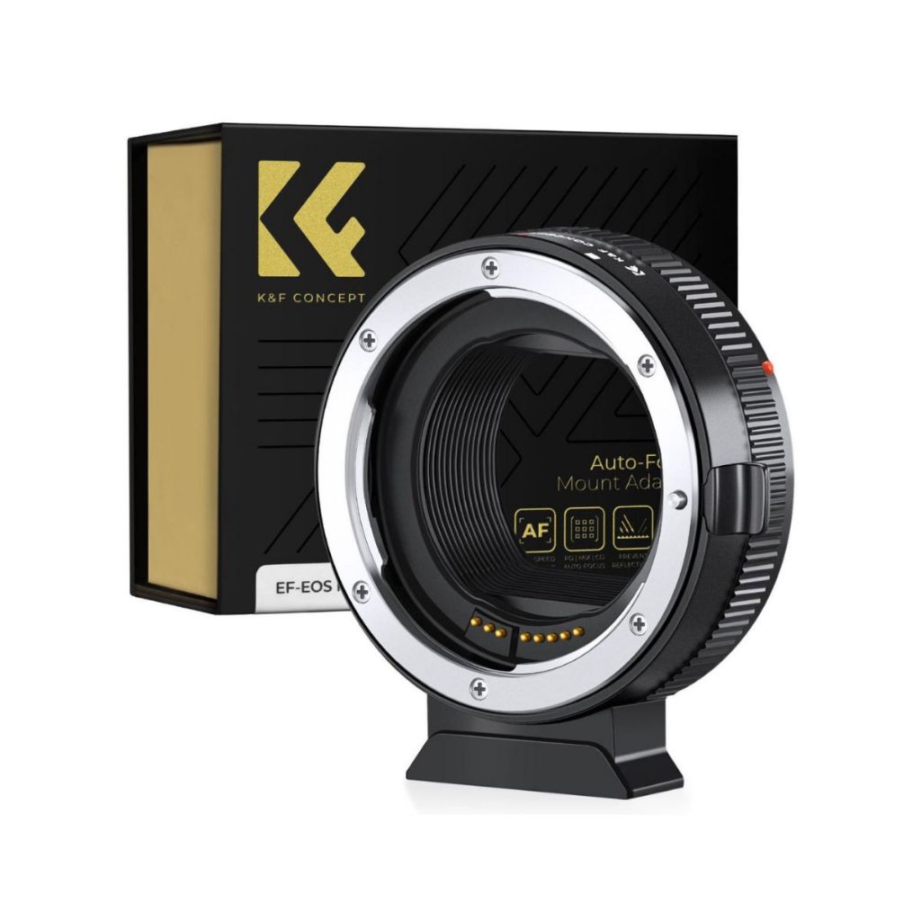 K&F Concept EF-EOS R Auto Focus Adapter for Canon EF Lens to EOS R RP R ...