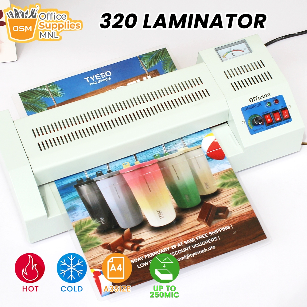 Laminator 320 A3 Size Hot And Cold Heavy Duty Laminating Machine ...