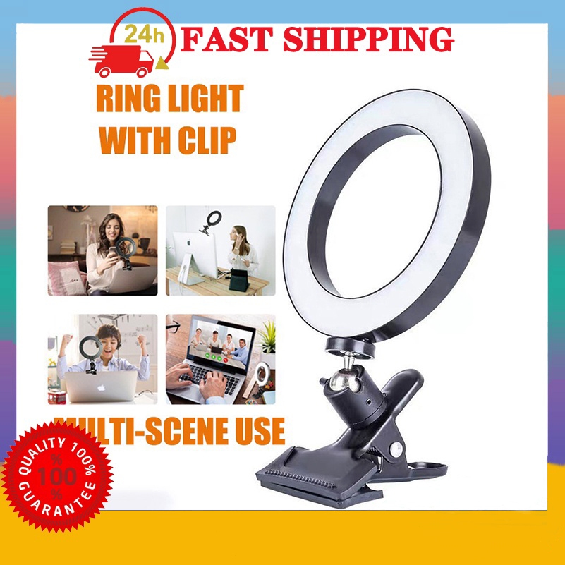 Video Laptop Clip Light PC Ring Meeting Makeup Online For 16Cm LED With ...