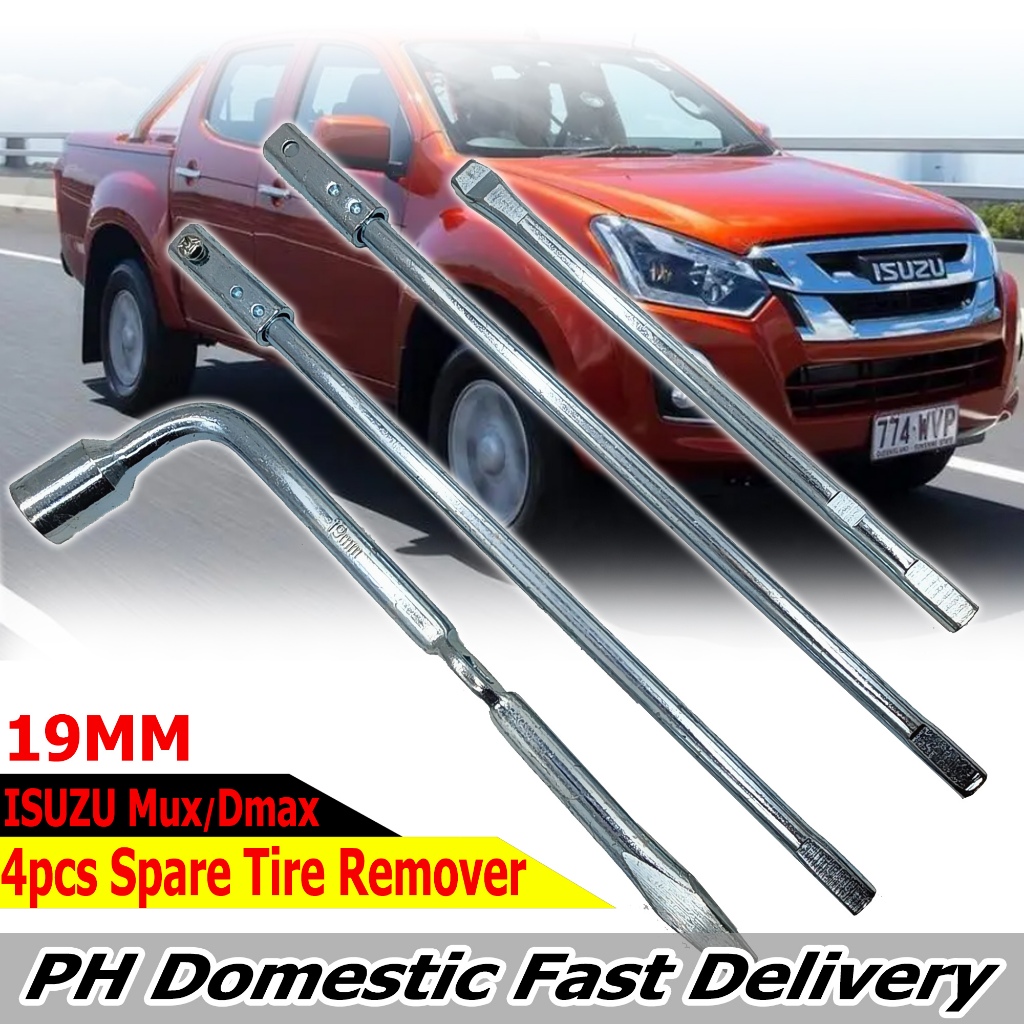 Reserve Spare Tire Remover Lug Wrench for Isuzu Mux/Dmax Wheel Repair ...