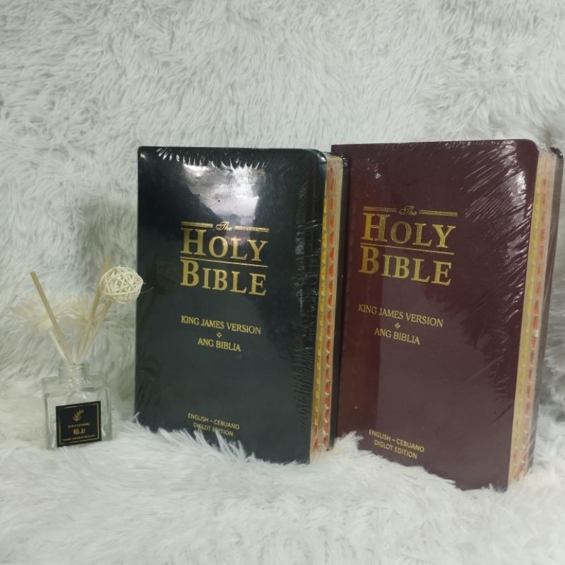 ENGLISH-CEBUANO Holy Bible Diglot Edition, Soft Leatherette Cover, KJV ...