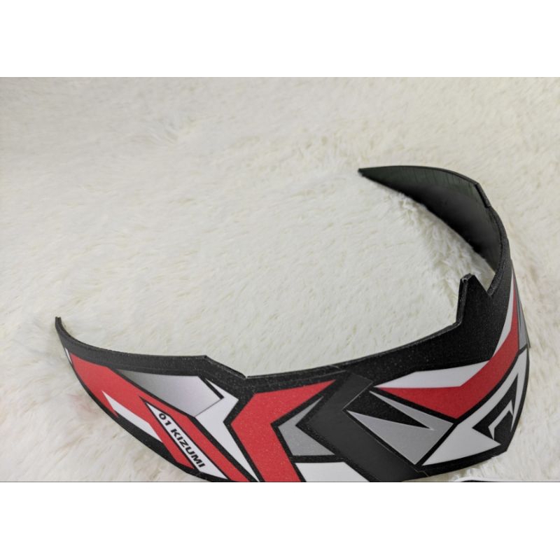 Evo Helmet Spoiler (Universal)Fit for all GSX 3000 V1 and V2 models SVX  01-02 Spectre