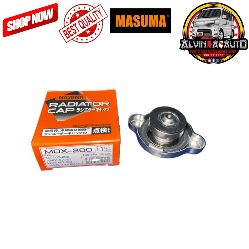 MASUMA RADIATOR CAP 1.1 FOR SUZUKI EFI MULTICAB K6A | Shopee Philippines