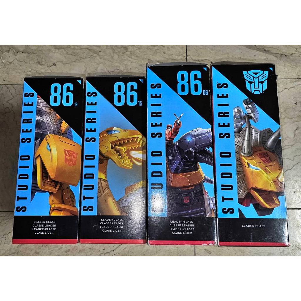 Transformers TF Studio Series Dinobots Set of 4 Grimlock Slug Sludge ...