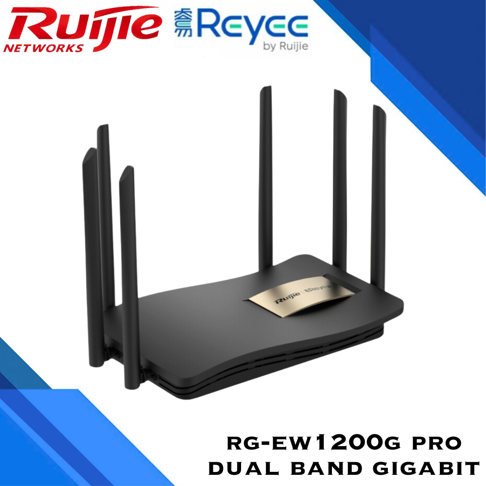 RUIJIE REYEE RG-EW1200G PRO 1300M Dual-band Gigabit Wireless Router ...