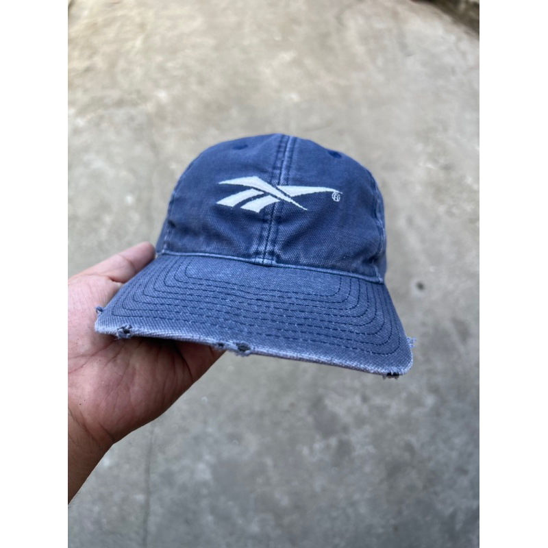 VINTAGE REEBOK RIPPED HAT | Shopee Philippines