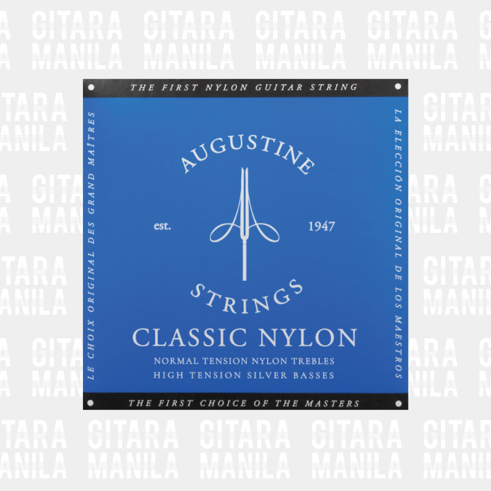 Augustine klassieke gitaarsnaren Classic Blue 3x set normaal/hoog