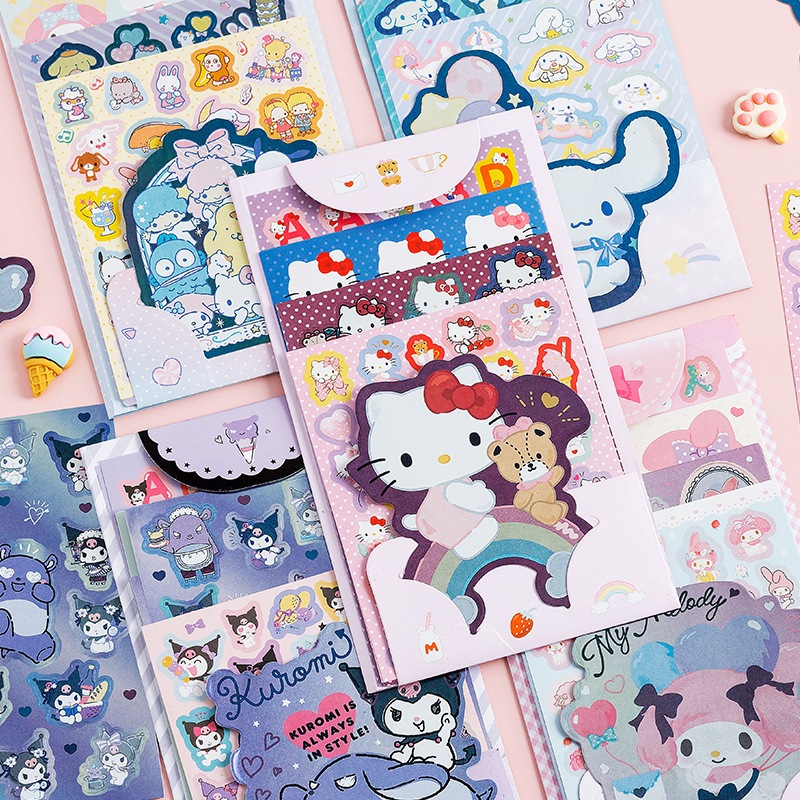 Melody and Hello Kitty Assorted Sticker Collection Set | Shopee Philippines
