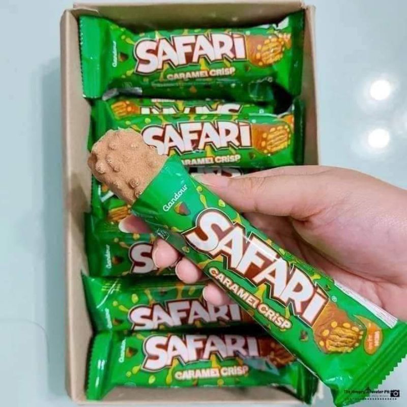 Gandour Safari Caramel Crisp Chocolate / Tofiluk chocolate bar | Shopee ...