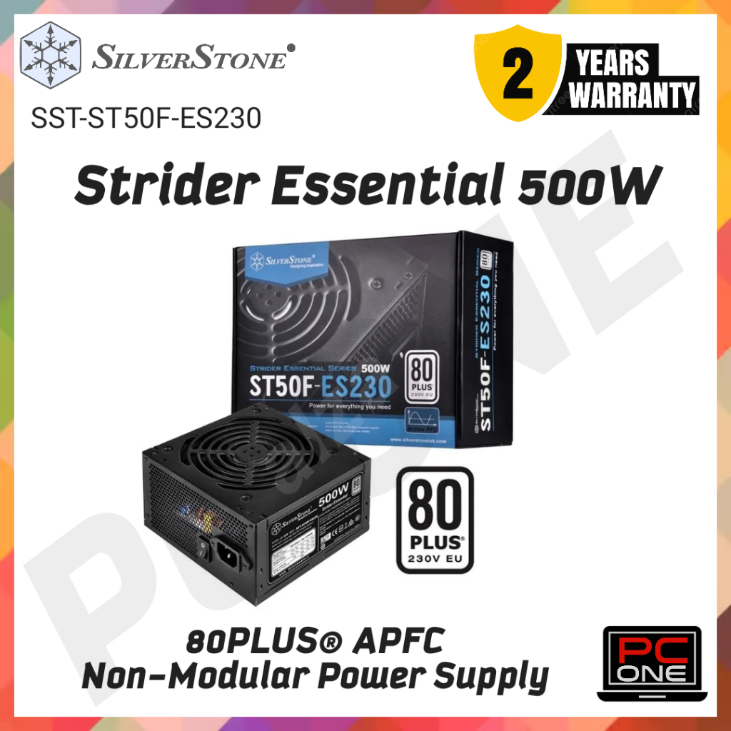 Silverstone 600W Essential Series ST60F-ESB V2.1 80 Bronze tápegység