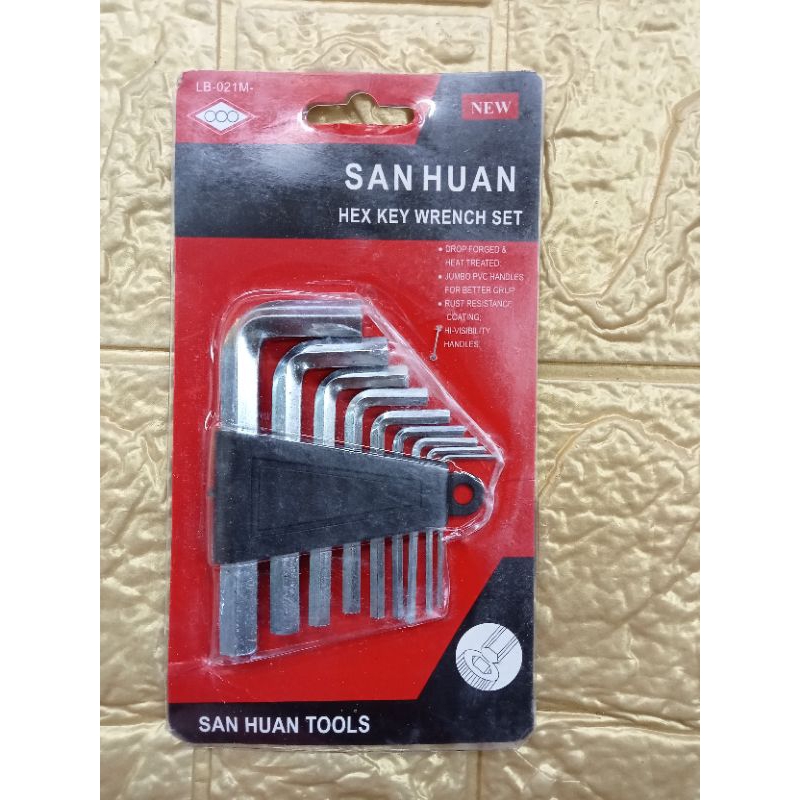 9pcs Allen Hex Key Silver 1.5-10mm | Shopee Philippines