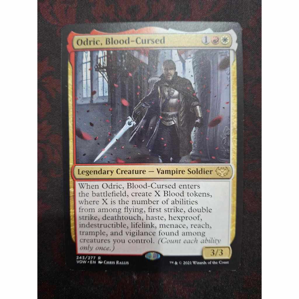 Odric, Blood-Cursed ( MTG / Legendary Creature - Vampire Soldier / Rare ...