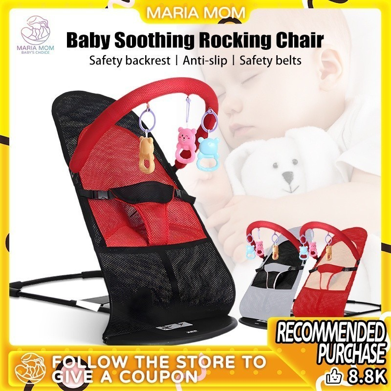 Baby Rocking Chair Foldable Rocking Chair For Newborn Bounce Balance ...