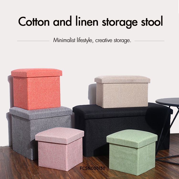 Ottoman Storage Box Rectangular Adult Sofa Storage Stool ...