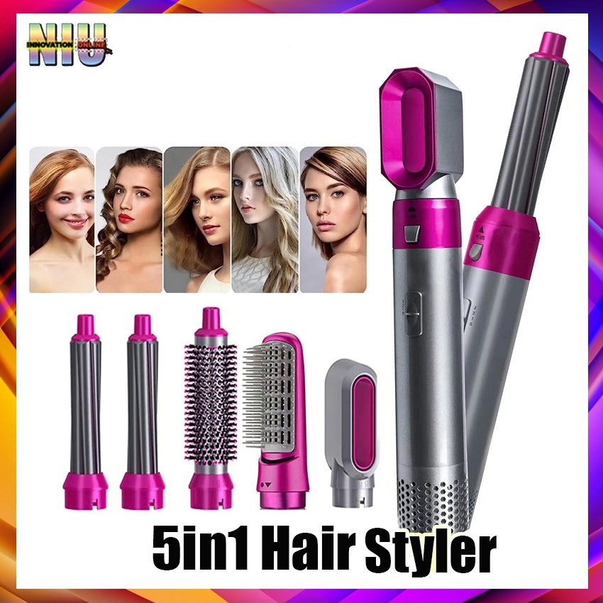 5In1 Hair Styler C1 Hair Curler Automatic Hair Straighteners Electric