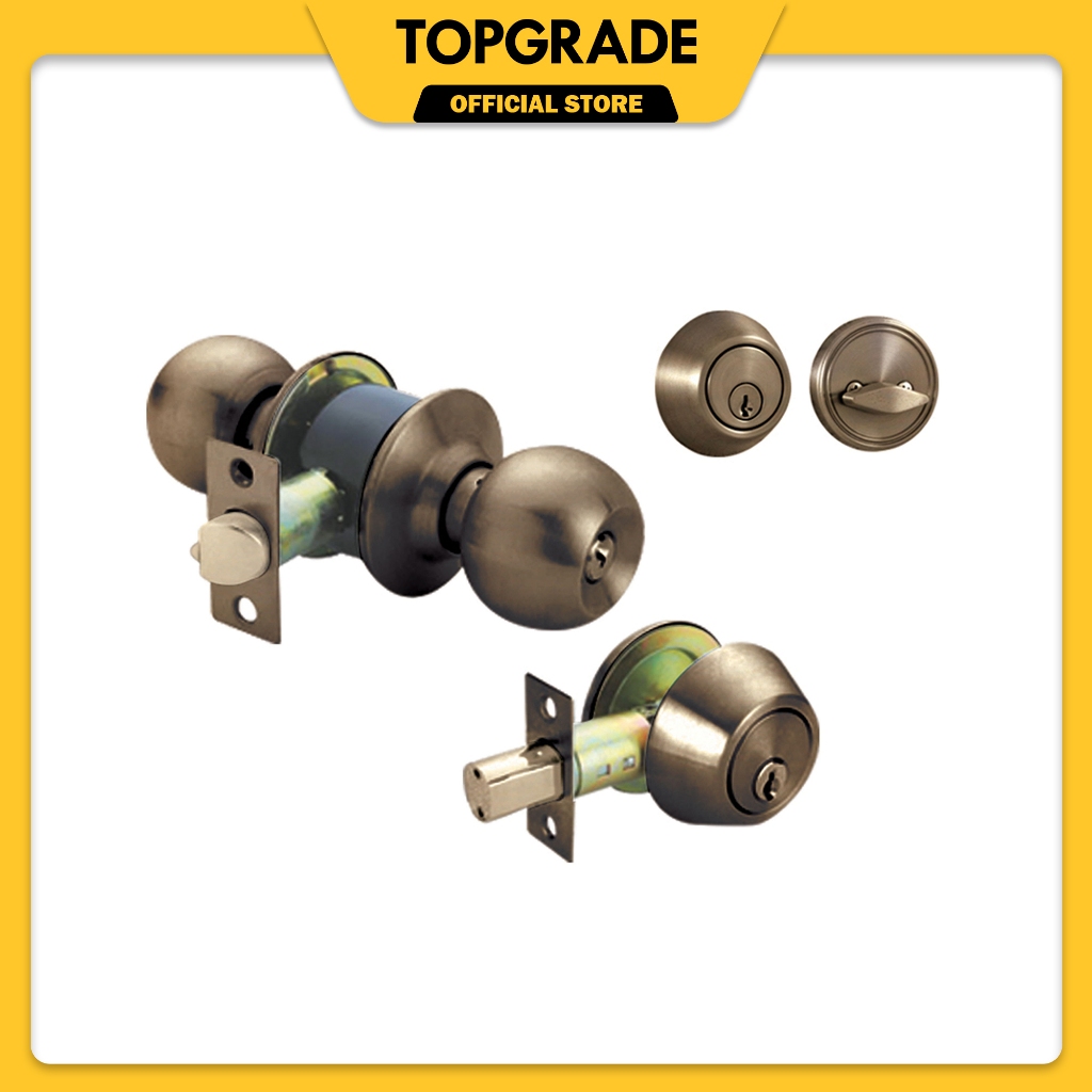 TOPGRADE TLCCK401-AB Combo Lockset (Tlck102ab+Tldb301ab) | Shopee ...