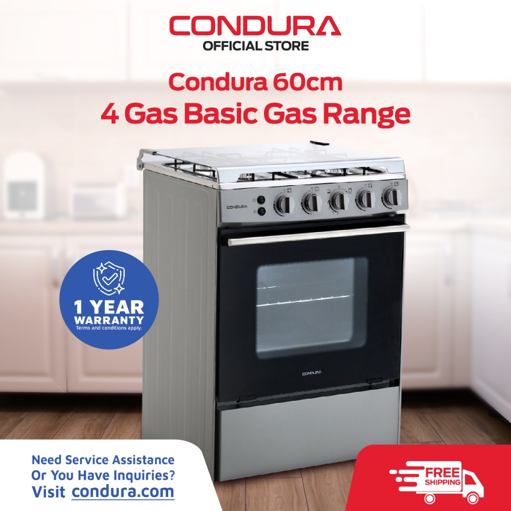 Condura Gas Range Cooker 60 CM Basic Shopee Philippines