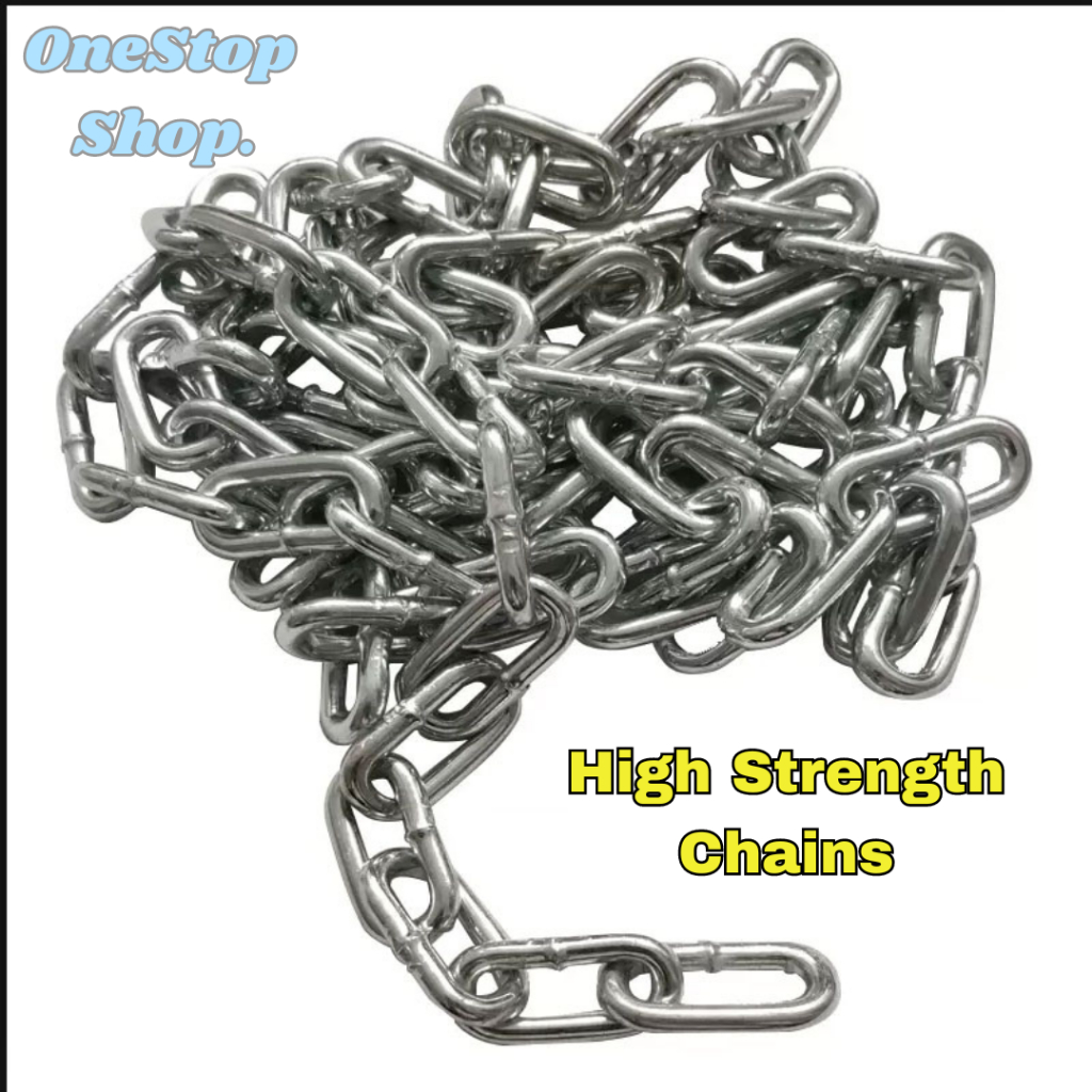 Kadena Heavy Duty Iron Chain Galvanized Dog Chain Binder Chain NO CUT ...