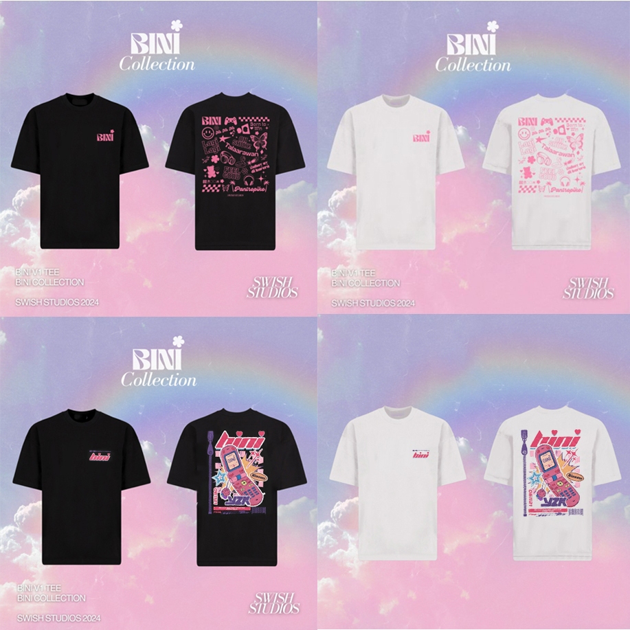 BINI combination T-shirts | BINI COLLECTION STREET T-shirt graphic ...