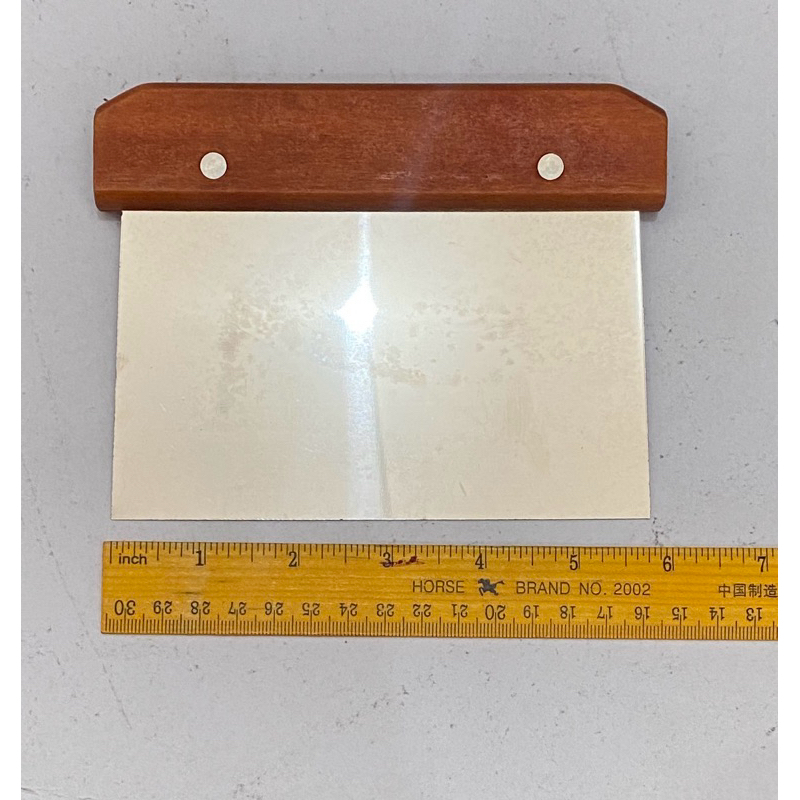 1 pc Scraper / Raspa (plastic / wood kahoy / stainless) (baking/kitchen ...