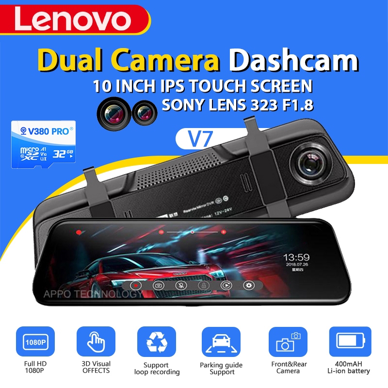 LENOVO V7 / V7 PLUS 10'' IPS TOUCH SCREEN Stream Media Dual Lens 1080P ...