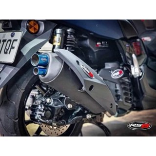 RS8 DC8 DUAL TIP POWERPIPE NMAX V2 / AEROX V2 | Shopee Philippines