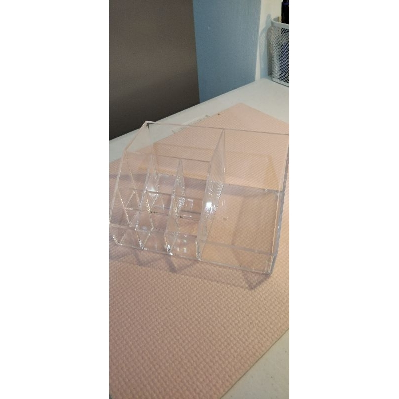 acrylic make up organizer by: miniso | Shopee Philippines