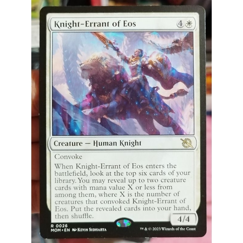 Knight-Errant of Eos (Magic the gathering) | Shopee Philippines
