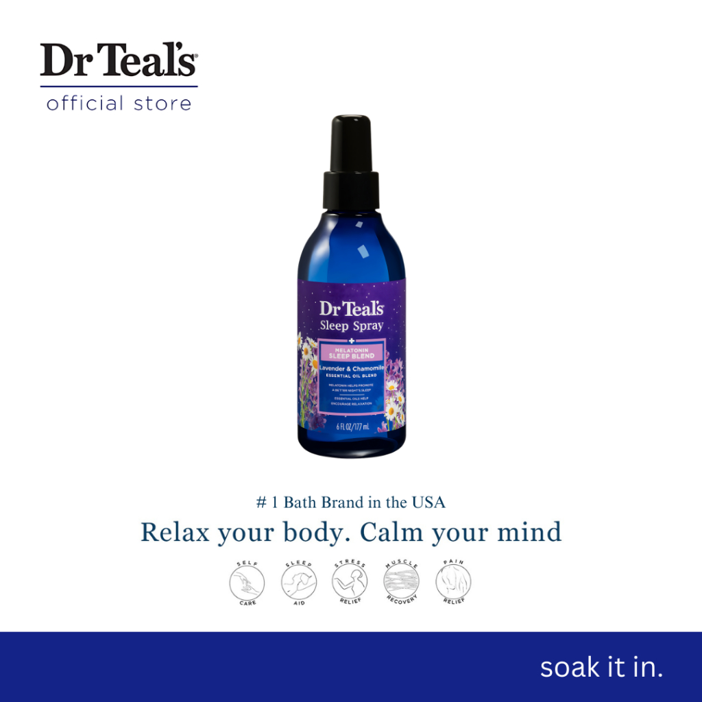 Dr Teal's Sleep Spray with Melatonin and Essential Oil Sleep Aid