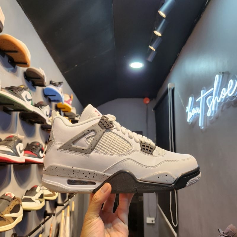 [ GX / PK] AJ4 high tier on hand kaws travis white cement reimagined ...