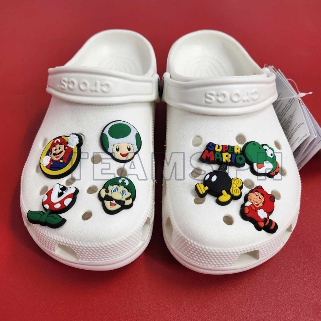 CROCS CLOGS JIBBITZ ACCESSORY MARIO 2 (CROCS NOT INCLUDED) | Shopee ...