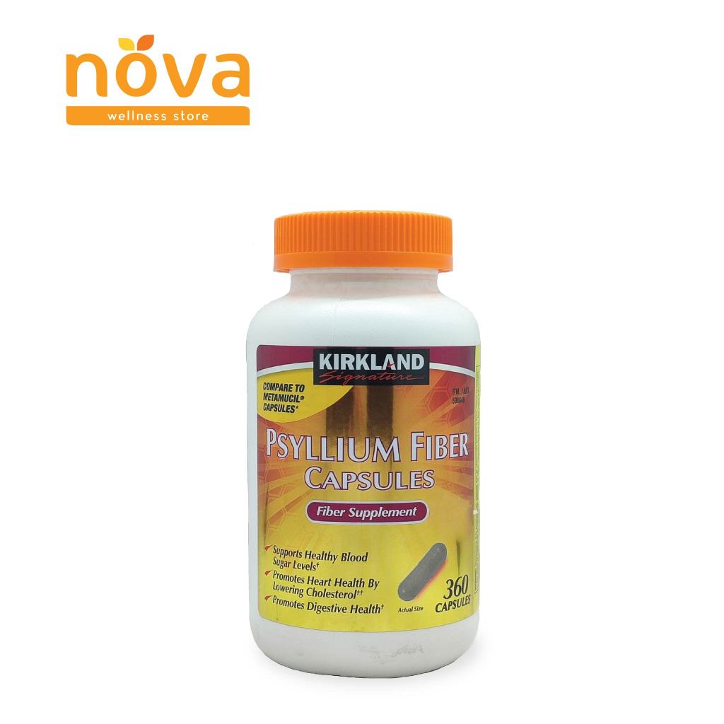 Kirkland Signature Psyllium Fiber Capsules 360 capsules (bottle