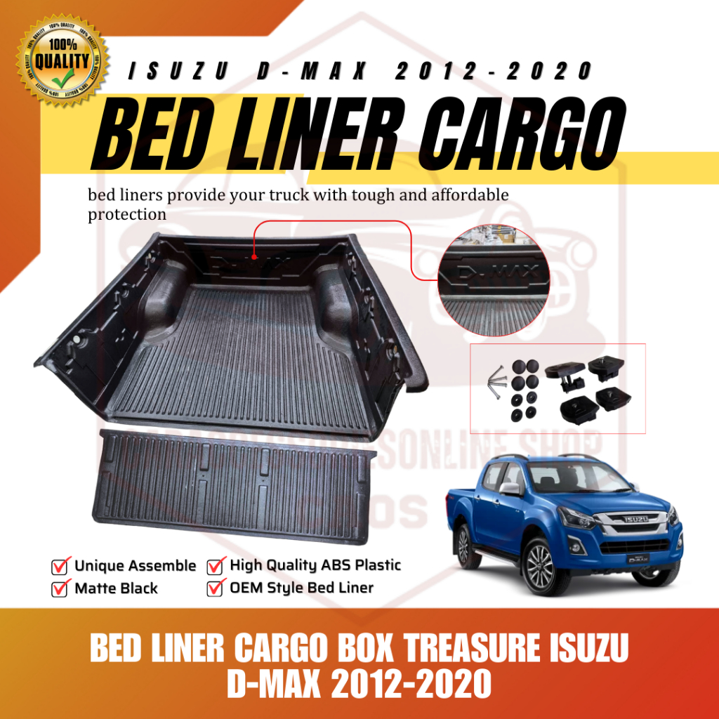 CAOS BED LINER CARGO BOX TREASURE ISUZU DMAX 2012 2020 (10866
