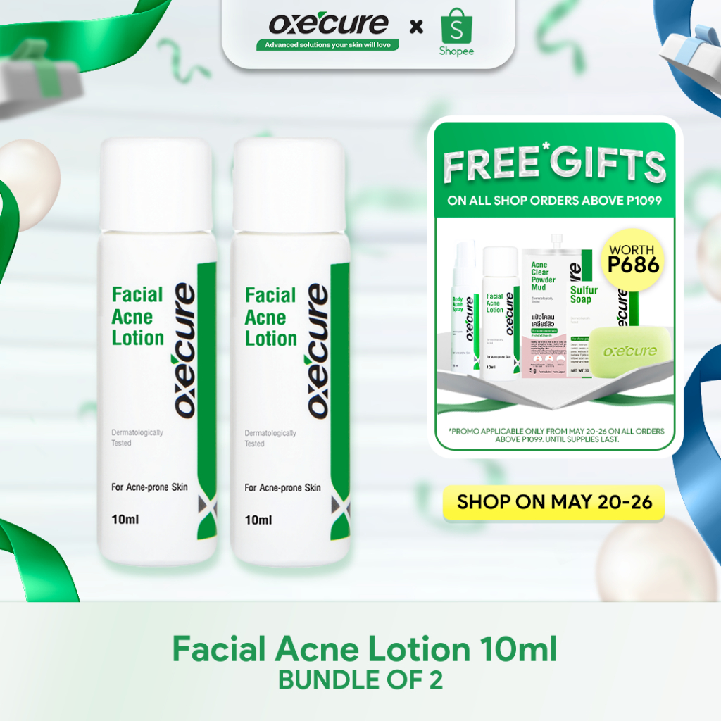 Oxecure 2 Salicylic Acid Facial Acne Lotion 10ml Bundle Of 2 Shopee Philippines 0432