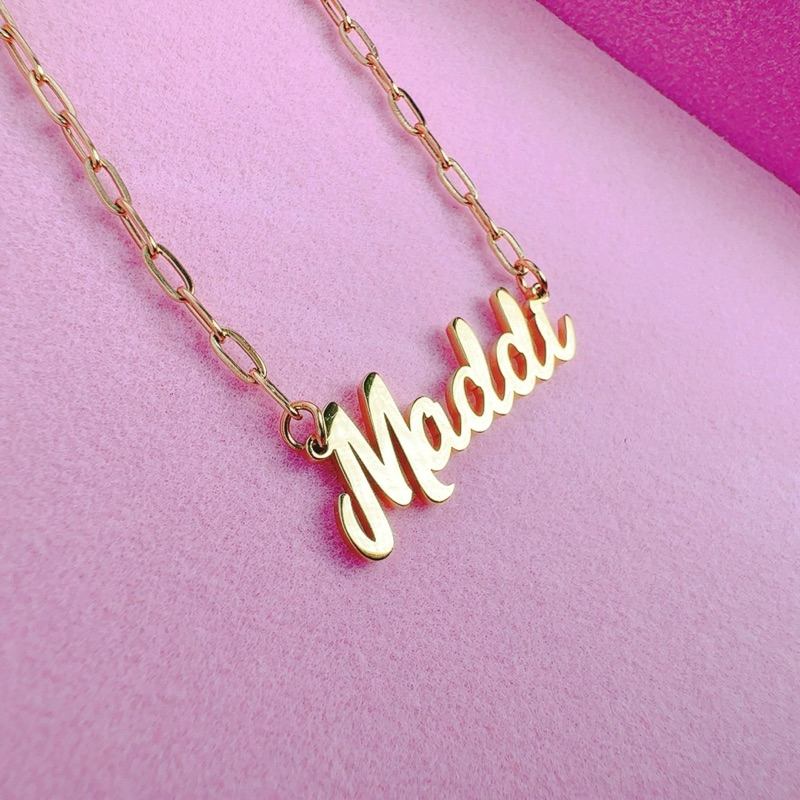 PRIM Name Necklace in Stainless Steel | Shopee Philippines