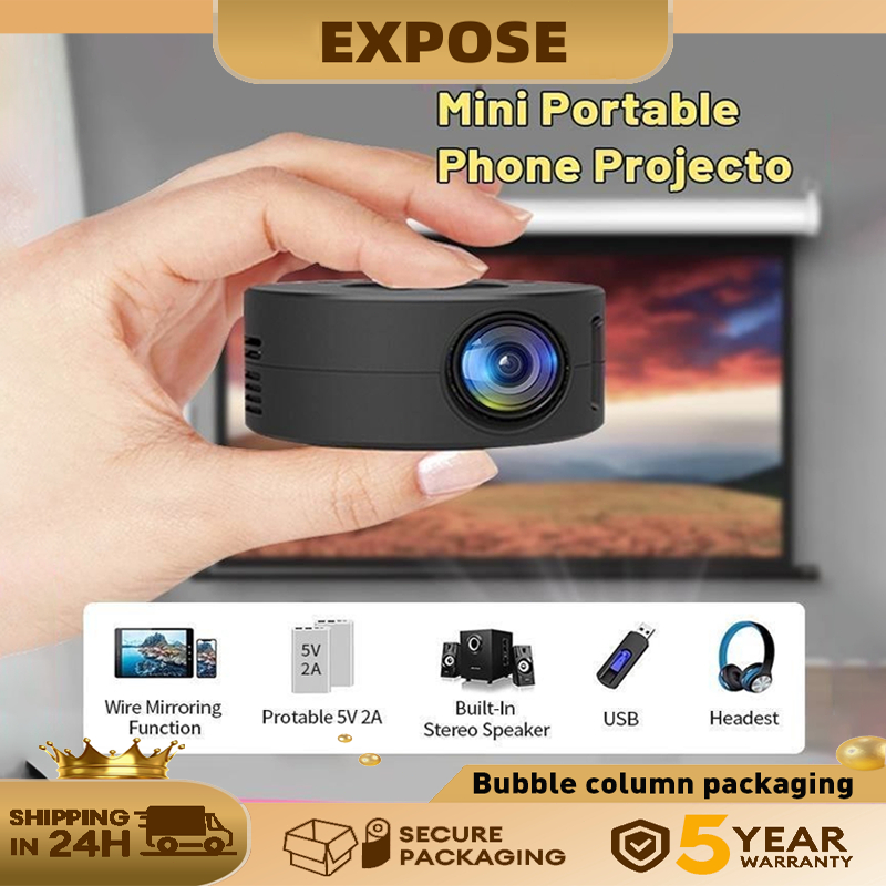 Expose 4K Smart Mini Projector for phone 999 Lumen support ios/Android ...