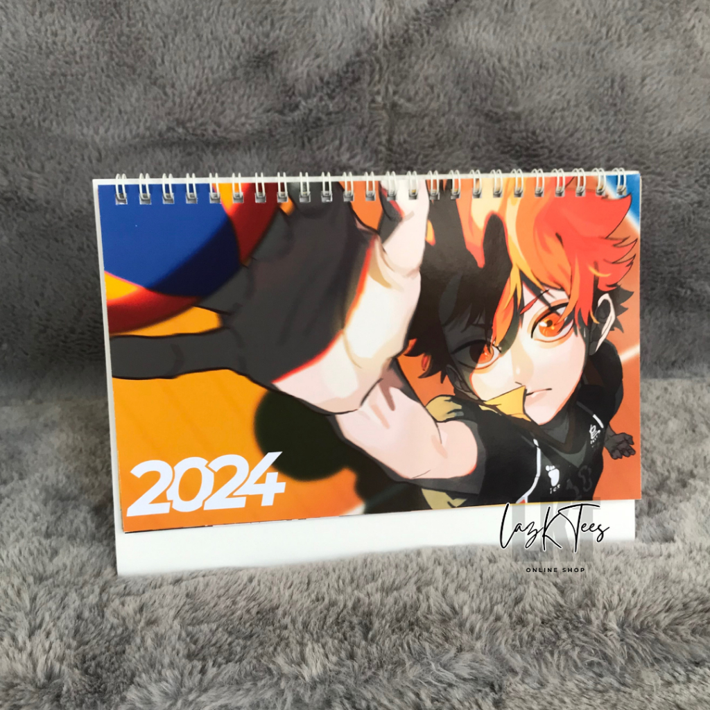 LAZKTEES Shoyo Hinata Calendar Haikyuu Calendar Anime Desk Calendar