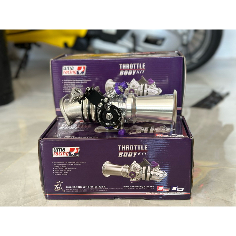 Uma Racing Throttle Body Kit For Yamaha Snipery15zr 150 V1v2 Shopee Philippines 5759