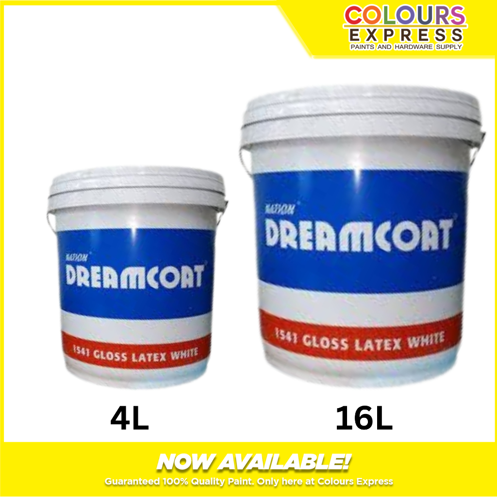 Nation Dreamcoat Gloss Latex White Paint 4L | Shopee Philippines