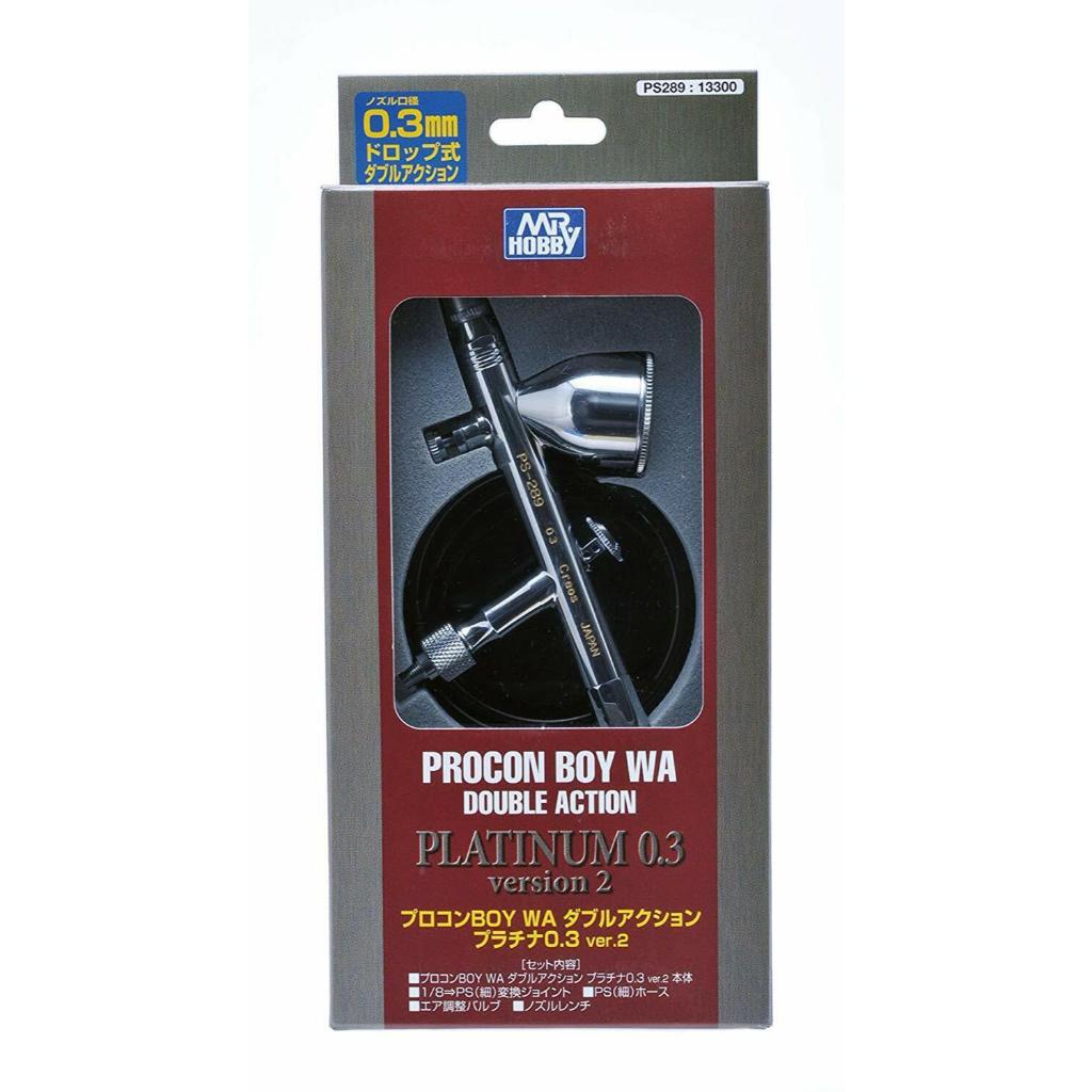 Mr Hobby PS-289 Procon Boy WA Platinum 0.3mm Airbrush | Shopee Philippines Mr Hobby PS-289 Procon Boy WA Platinum 0.3mm Airbrush | Shopee Philippines