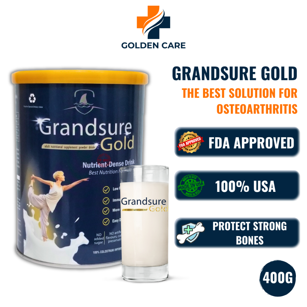 Grandsure Gold Milk Colostrum A Comprehensive Solution For People With Boneandjoint Pain 400g