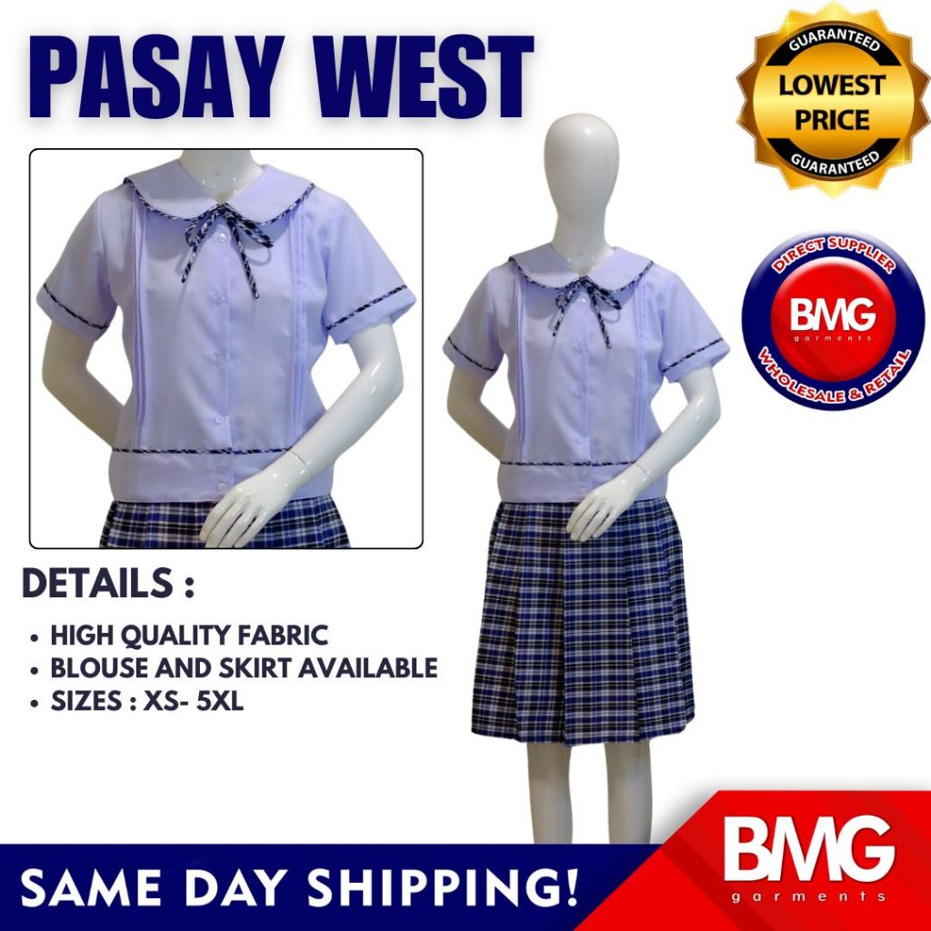 PASAY WEST BLOUSE UNIFORM | Shopee Philippines